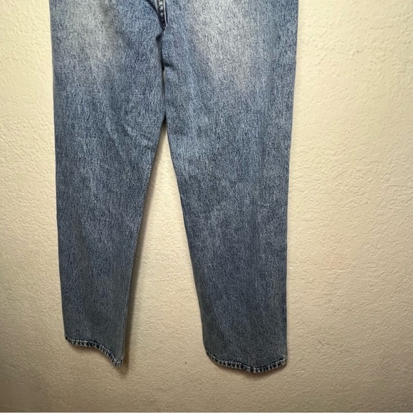 Shein Wide Leg Ripped Knee High Rise Denim Jeans - Picture 5 of 9